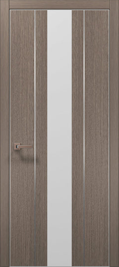 Ușă de interior PL-29 – design vertical cu oglindă/sticlă aplicată