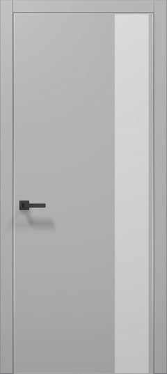 Ușă de interior PL-05 – design modern cu panou lateral din sticlă/oglindă