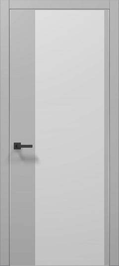 Ușă de interior PL-13 – design full plane cu sticlă aplicată