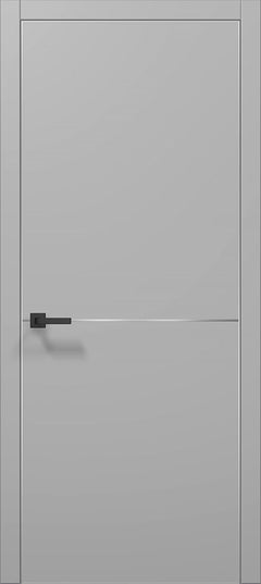 Ușă de interior PL-21 – design minimalist cu accent metalic