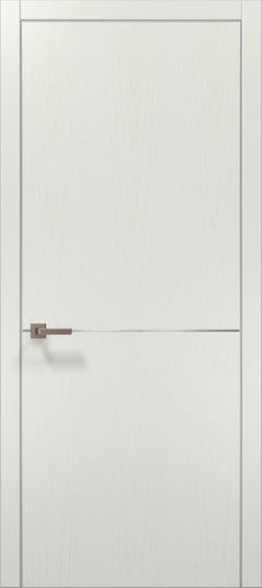 Ușă de interior PL-21 – design minimalist cu accent metalic