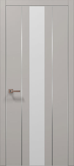 Ușă de interior PL-29 – design vertical cu oglindă/sticlă aplicată