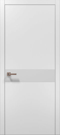 Ușă de interior PL-03 – design modern cu inserție din sticlă