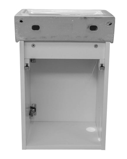 Mobilier de baie suspendat Accent alb