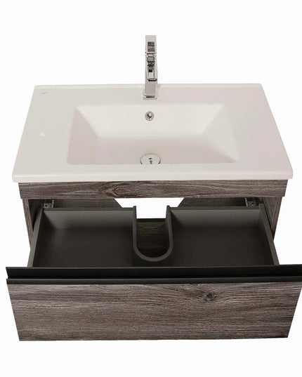 Mobilier de baie suspendat Loft Iron, Oak moras