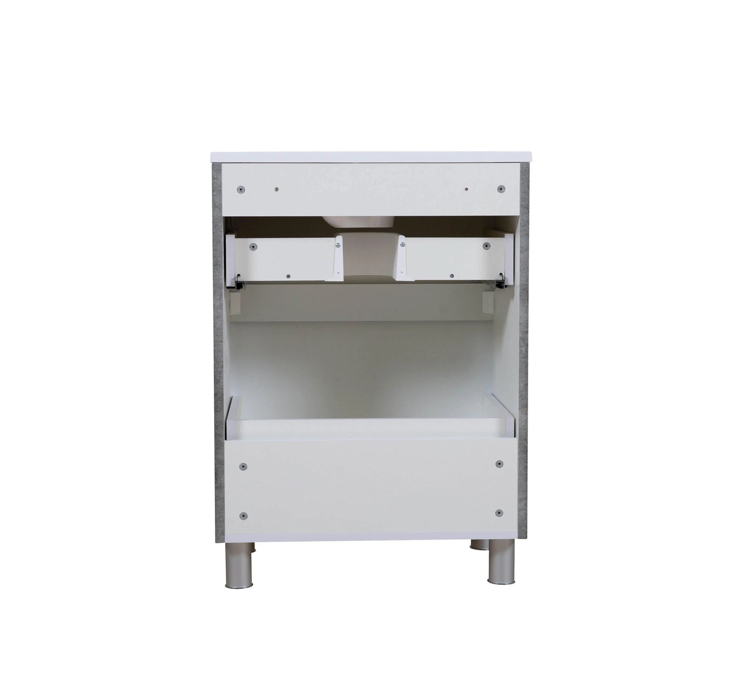 Mobilier de baie pe pardoseală Accent gri