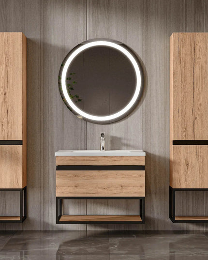 Mobilier de baie suspendat Loft Iron, Seville