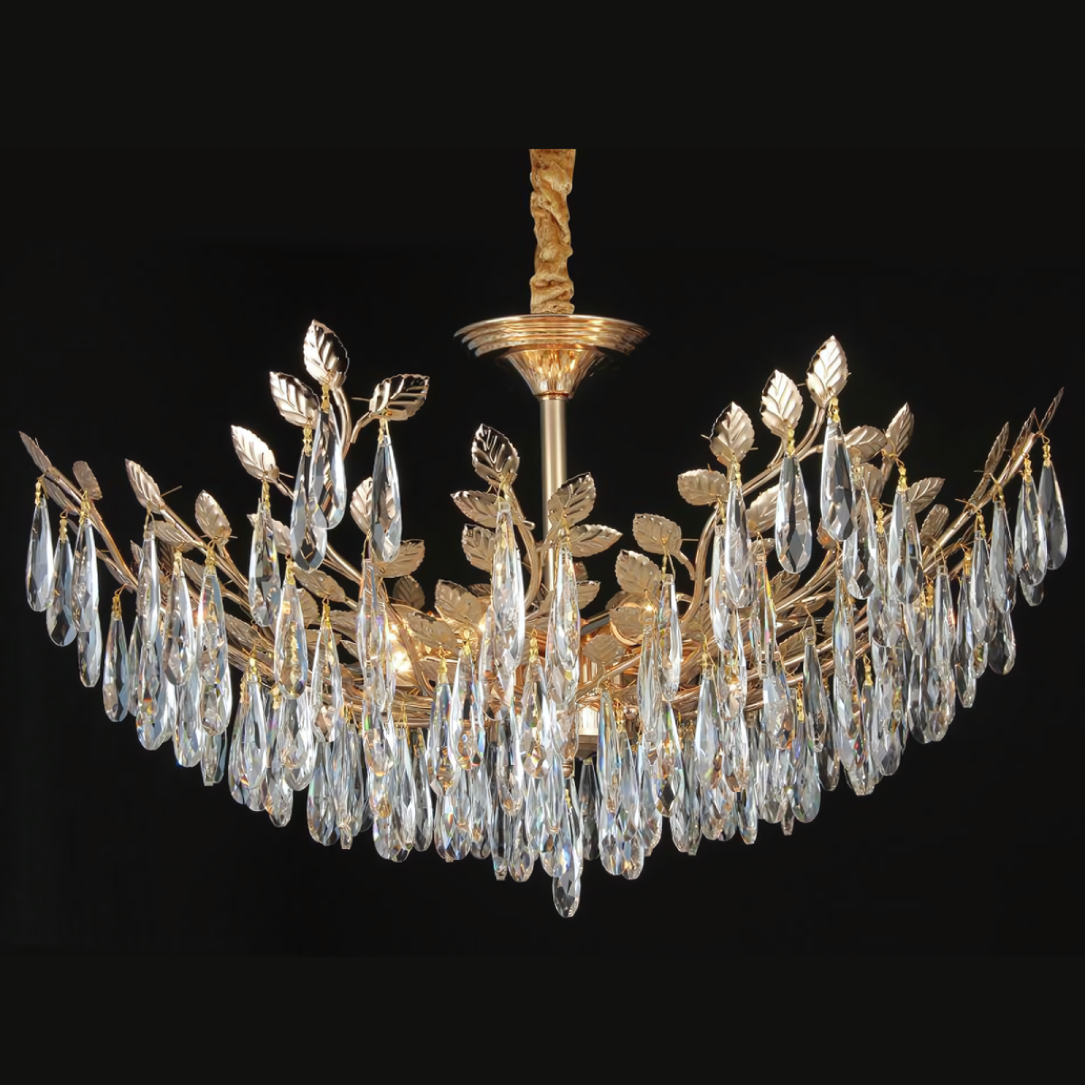 Candelabru Crystal Grace 850, iluminat modern, bec 8 x E14, auriu 6747/850