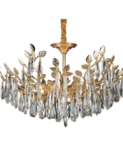 Candelabru Crystal Grace 850, iluminat modern, bec 8 x E14, auriu 6747/850