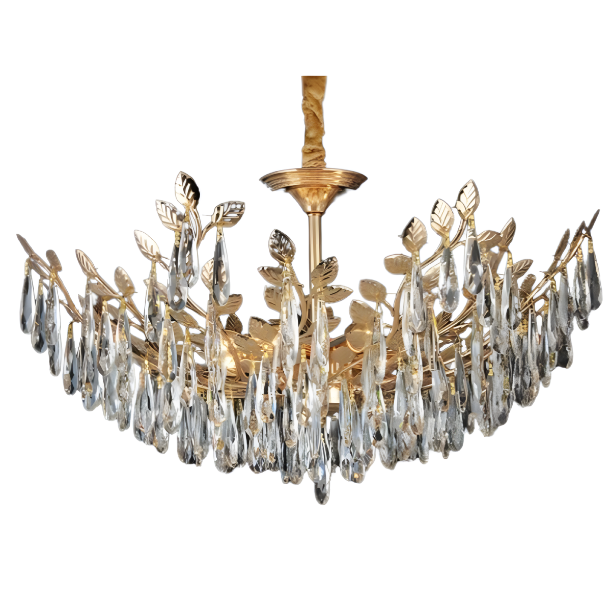 Candelabru Crystal Grace 850, iluminat modern, bec 8 x E14, auriu 6747/850