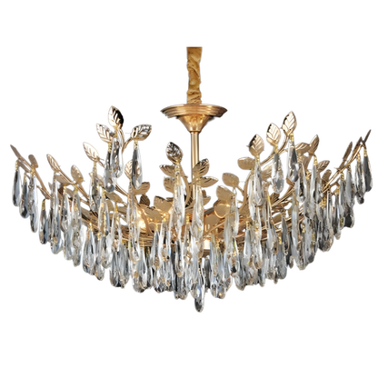 Candelabru Crystal Grace 850, iluminat modern, bec 8 x E14, auriu 6747/850