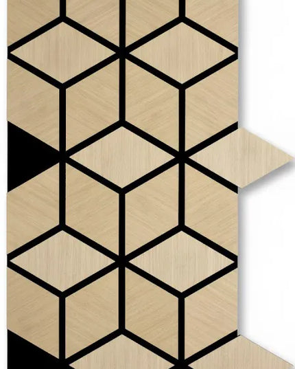 Panou riflaj decorativ Cubic Wood - stejar natur XYPT-12