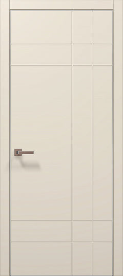 Ușă de interior ST-19 – Design minimalist cu linii gravate