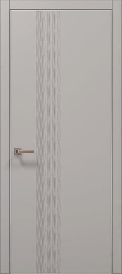 Ușă interior ST-12 – design sculptat,  model 3D vertical / Style - Carlo Porte