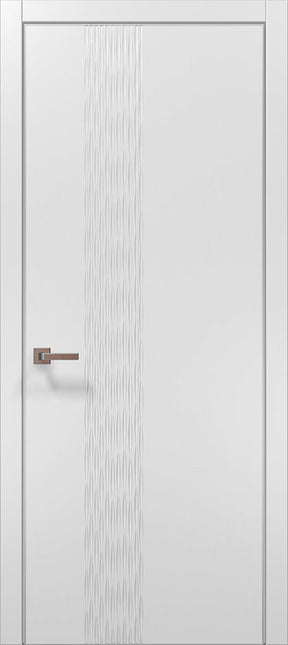 Ușă interior ST-12 – design sculptat,  model 3D vertical / Style - Carlo Porte