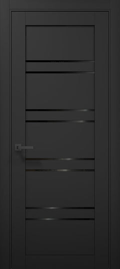 Ușă de interior T01 – Alb Mat cu Design Geometric Vertical  / Tetra -Carlo Porte