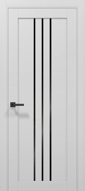 Ușă T06 Alb Mat – Design Triplu Vertical Simetric / Tetra- Carlo Porte