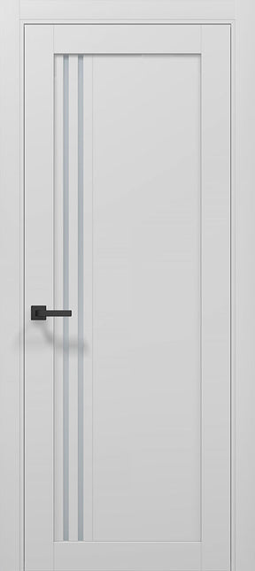 Ușă T09 cu 3 Linii Verticale – Alb Mat, Gri Mat sau Negru Mat  / Tetra- Carlo Porte