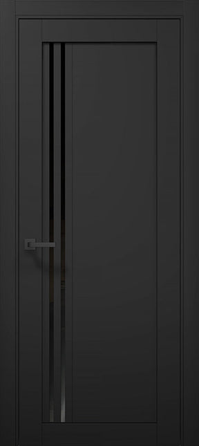 Ușă T09 cu 3 Linii Verticale – Alb Mat, Gri Mat sau Negru Mat  / Tetra- Carlo Porte