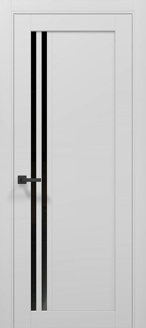 Ușă T11 Gri Mat – Design Vertical Dublu, Minimalist / Tetra- Carlo Porte