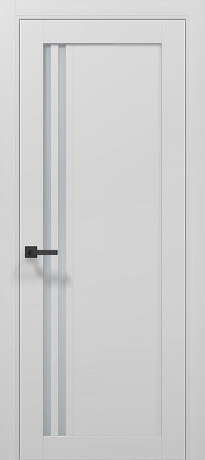 Ușă T11 Gri Mat – Design Vertical Dublu, Minimalist / Tetra- Carlo Porte