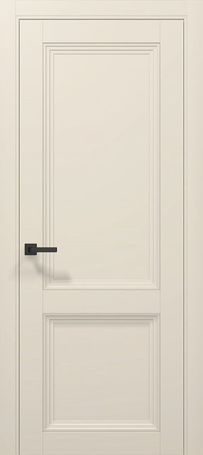 Ușă T14 Gri Mat – Design Clasic cu 3 Panouri Frezate / Tetra- Carlo Porte