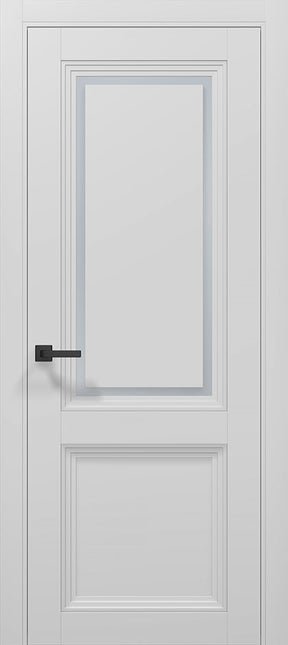 🔸 Ușă interior T17 cu geam sablat  – Eleganță clasică, adaptabilitate modernă / Tetra-Carlo Porte
