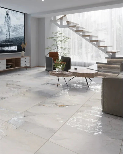 GRESIE FLAKES CARVING WHITE 60X120