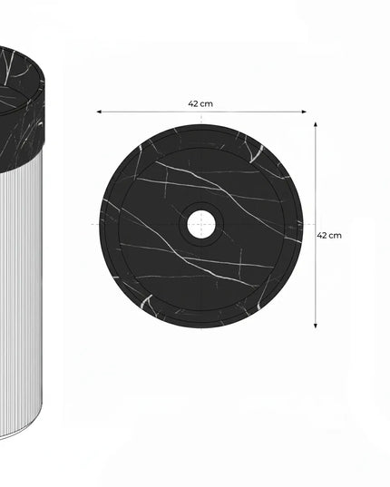 Lavoar Freestanding Premium din Lemn Masiv
