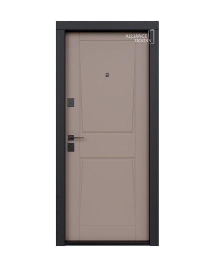 Usa intrare Torino (Soft touch maro / alb mat)