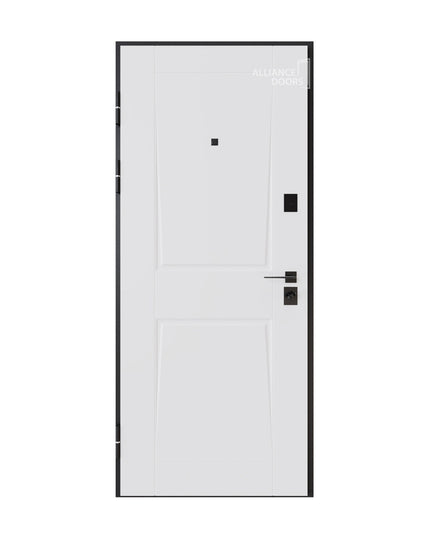 Usa intrare Torino (Soft touch maro / alb mat)