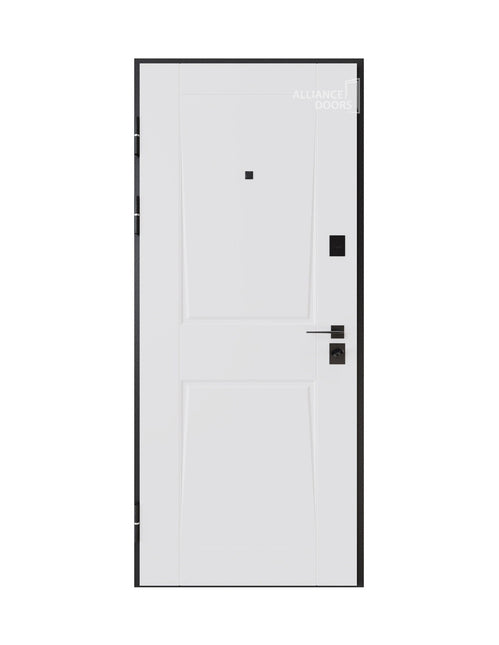 Usa intrare Torino (Soft touch maro / alb mat)