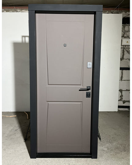 Usa intrare Torino (Soft touch maro / alb mat)