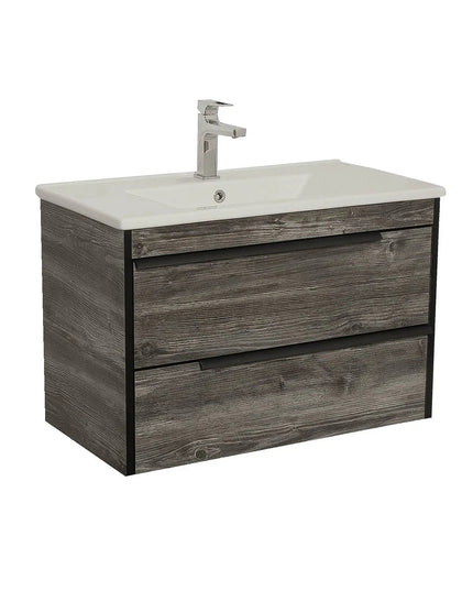 Mobilier baie suspendat  Neo Loft, Oak moras