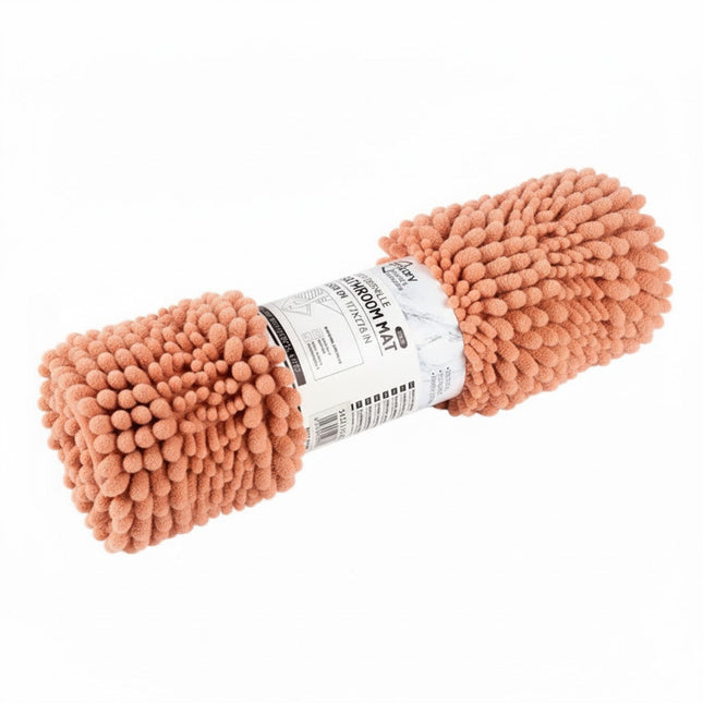 Covoras baie, SANITARY, Microfibra, 45x70 cm, Somon Cald , Dreptunghiular