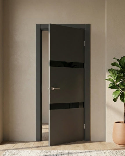 șă de interior PL-25 – design modern cu inserții din sticlă aplicată
