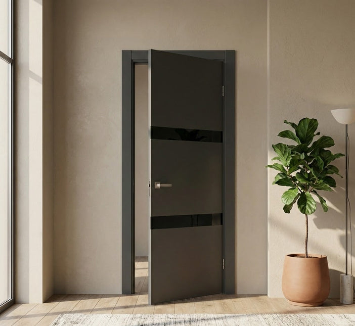 șă de interior PL-25 – design modern cu inserții din sticlă aplicată