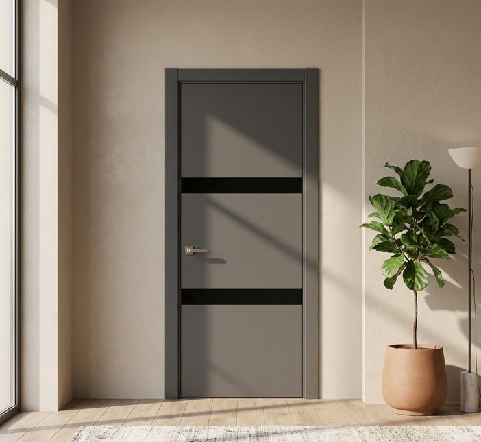 șă de interior PL-25 – design modern cu inserții din sticlă aplicată