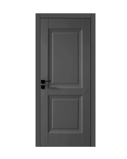 Ușă interior antracit JYA-067 cu toc reglabil – design modern, complet echipată