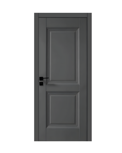 Ușă interior antracit JYA-067 cu toc reglabil – design modern, complet echipată