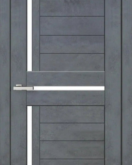 Ușă interior LEGO 01 Dark Cement – complet echipată, cu toc reglabil