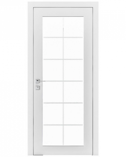 Usa de interior alb mat vopsit LOFT PORTO