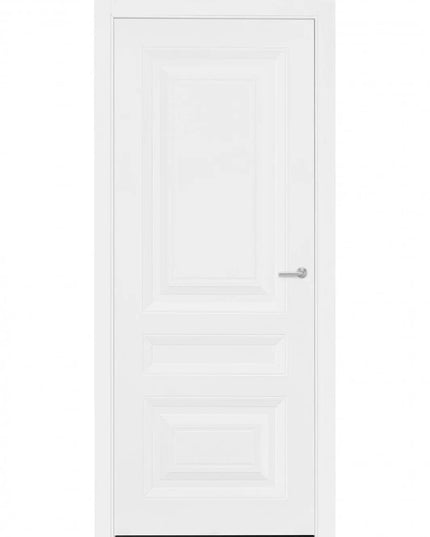 Ușă interior Smart 3 albă mată – complet echipată, cu toc reglabil