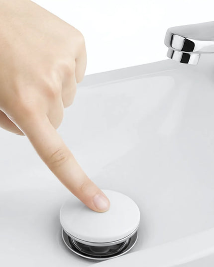 Ventil click-clack, alb lucios, G1¼