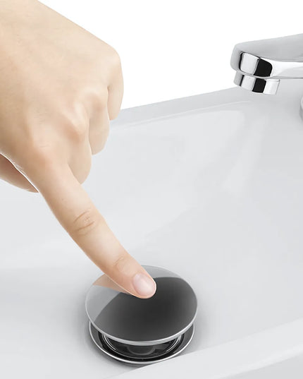 Ventil click-clack, metal cromat, G1¼