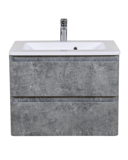 Mobilier de baie suspendat Accent gri