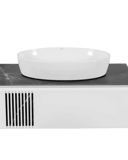 Mobilier de baie suspendat Manhattan , Alb