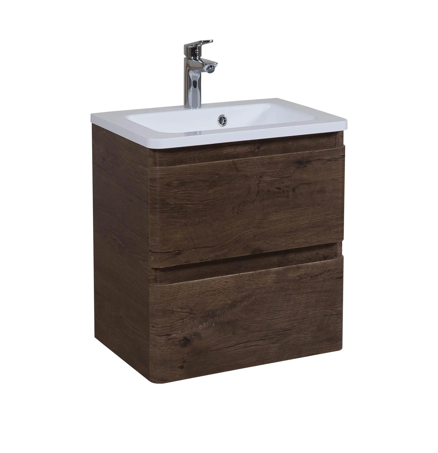 Mobilier de baie suspendat Accent castan