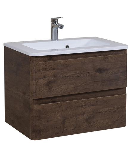 Mobilier de baie suspendat Accent castan