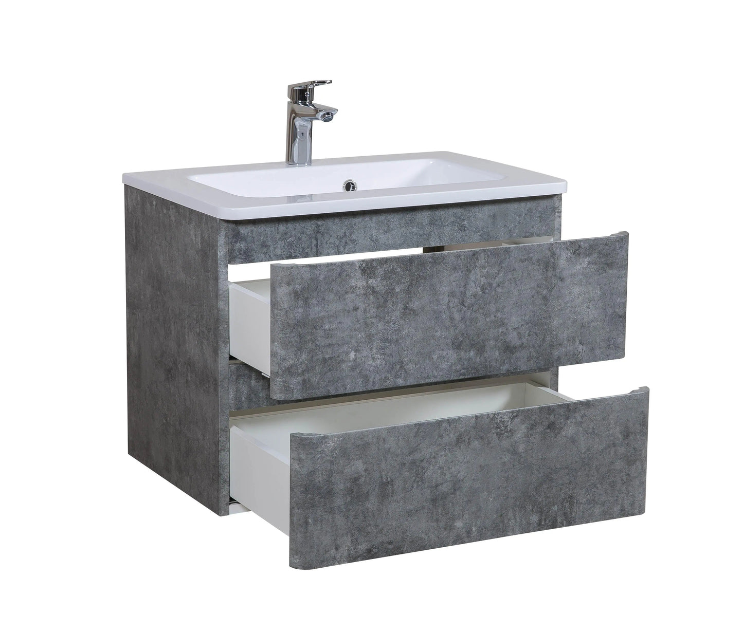 Mobilier de baie suspendat Accent gri
